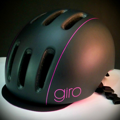 Casco De Ciclismo Giro Reverb Negro Fucsia Nuevo