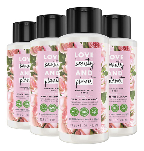 Love Beauty And Planet Blooming Color - Champu 100% Biodegra