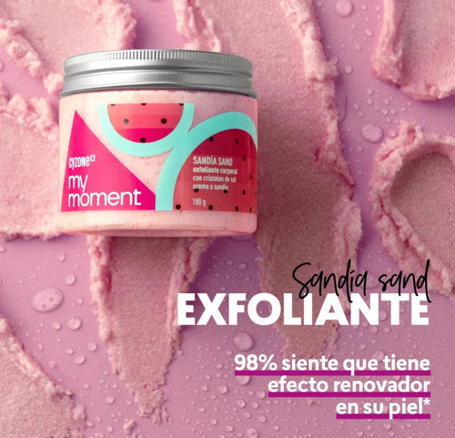 Exfoliante Corporal Sandia Con Cristales De Sal De Cyzone