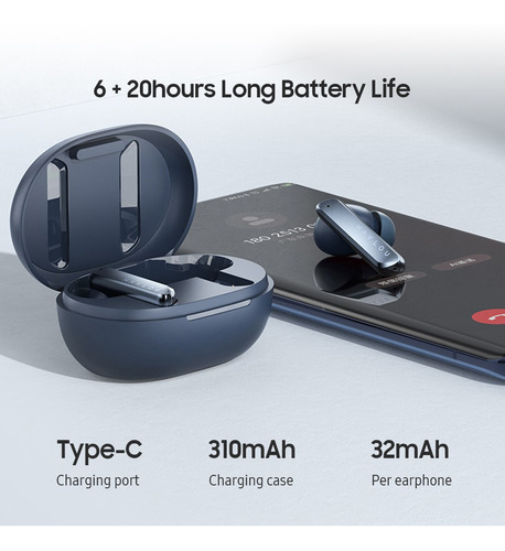 Imagen 3 de 6 de W1 (t60) Tws Bt5.2 Auriculares Intrauditivos Knowles Balance