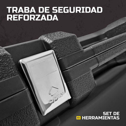 Set Juego Herramientas Maletin Branx 105 Pzas C Vanadio B3