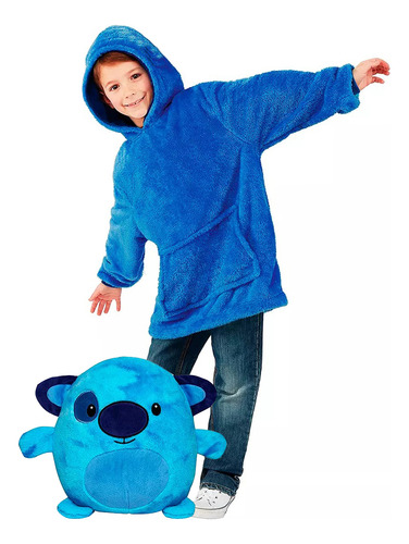 Buzo Polar Magico Canguro Peluche P/ Niños Diseños- El Rey