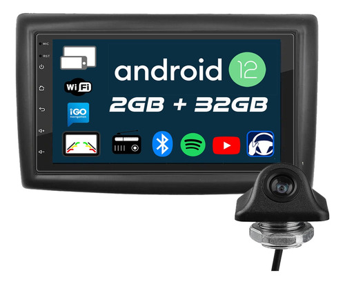 Estereo Pantalla Android 7 Renault Megane 2 Gps Bt + Camara