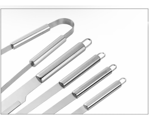 Set Asado 18pzs Kit Parrillero Acero Inoxidable