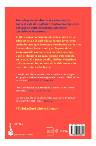 Todo Lo Que Sé Sobre El Amor Booket: Todo Lo Que Sé Sobre El Amor Booket., De Dolly Alderton. Planeta, Vol. 1. Editorial Grupo Planeta, Tapa Blanda, Edición Primera En Español, 2025