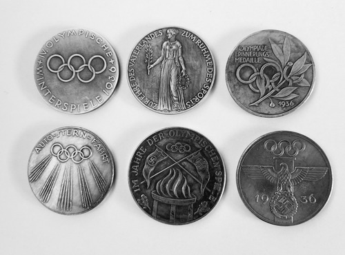 Colección 6 Monedas Conmemo. Juegos Olímpicos Berlin 1936
