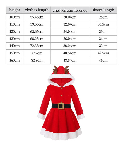 Vestido De Navidad De Alce, Disfraz De Navidad, Trajes 110cm