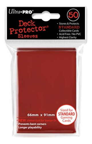 Protectores Standar Rojo X 50 - Ultra Pro