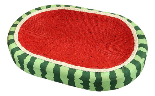 Cama Rascadora Para Gatos, Ovalada, Cuenco Rascador Sandía