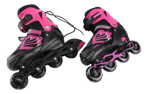 Patines Pink S Para Niños Ajustables En Línea Con Ruedas Com