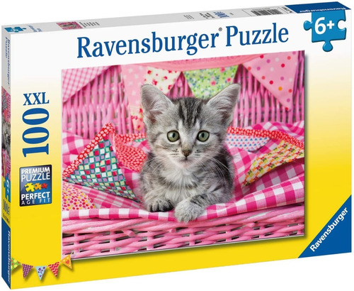 12985 Gatito Gracioso Rompecabezas Ravensburger 100 Piezas