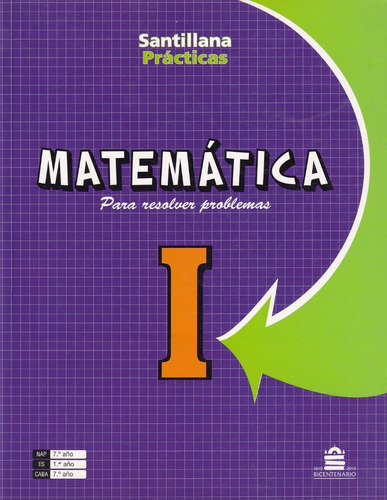 Matematica 1 7 Practicas, De Alvarez, Maria Dolores. Editorial Santillana En Español