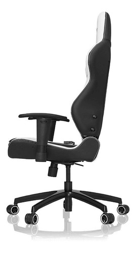 Imagen 3 de 3 de Silla de escritorio Vertagear SL2000 VG-SL2000 gamer ergonómica negra y blanca con tapizado de cuero sintético