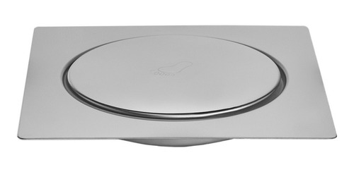Imagem 2 de 5 de Ralo Inteligente Gh052 Pop Up Click 10x10 Cm Clic Inox 1,3mm