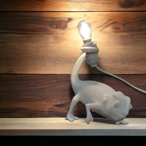 Lámpara Decoración Original Camaleon Velador Chameleon Lamp 