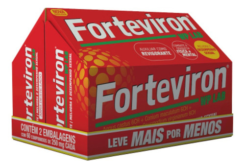 Suplemento em comprimidos Forteviron  WP Lab vitaminas WP Lab em caixa de 30g 120 un  pacote x 2 u