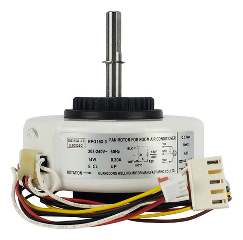 Motor Ventilador Evap. 7.000 A 12.000 Btus Consul W10601059