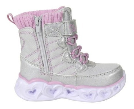 Botas De Niña Con Luces Skechers Heart Lights 20287/gypk