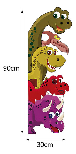 De Pared De Dinosaurios De Dibujos Animados, 30x90cm, Bien