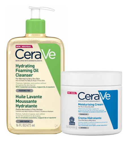 Pack Cerave Hydrating Oil+ Hidratante Corporal