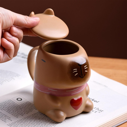 W Capibara Taza Para Cafe, Capibara De Corazón Tazas Regalos