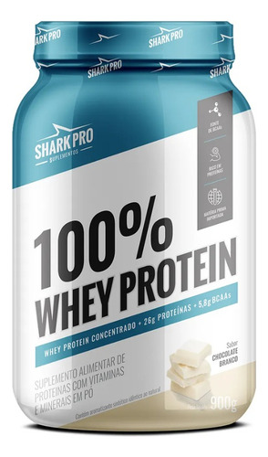 Whey 100% Whey Protein Concentrado Shark Pro Sabor Chocolate
