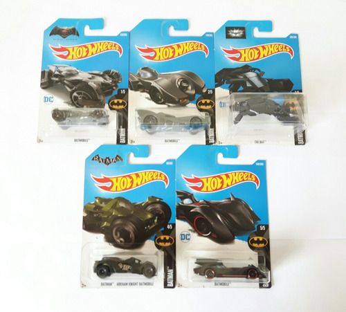 Hot Wheels Coleccion Batman Batmobile Batimovil X5 2017