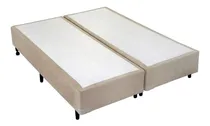 Comprar Cama Box King Size Bipartido Universal Camurça Bege - 193x203 (bipartido) - King Size