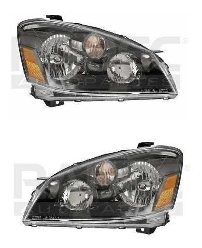 Par Juego Faros Nissan Altima 2005 -2006 P/foco Halogeno Sxc