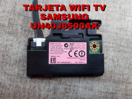 Tarjeta Wifi Tv Samsung Un40j6500ak Version: Th01