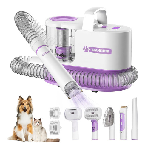 Kit De Aseo Para Perros Seancheer Recortadora Cepillo Cort