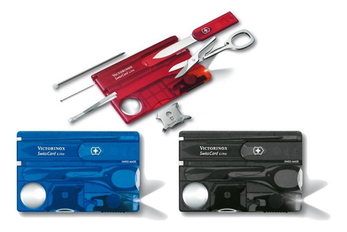 Tarjeta Victorinox Swisscard Lite 13 Usos Con Led Colores