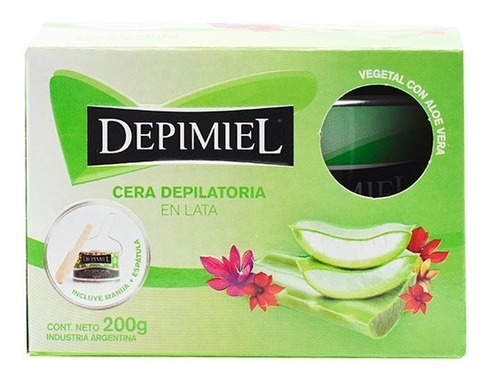 Depimiel Cera Depilatoria Vegetal Lata X200g Baja Temp