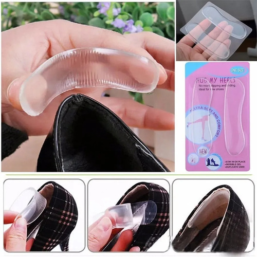 8 Blisters De 2 Tiras  Gel Silicona Protección Talon Zapatos