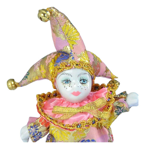 Boneca Palhaço De Porcelana, Decoração De Exibição De