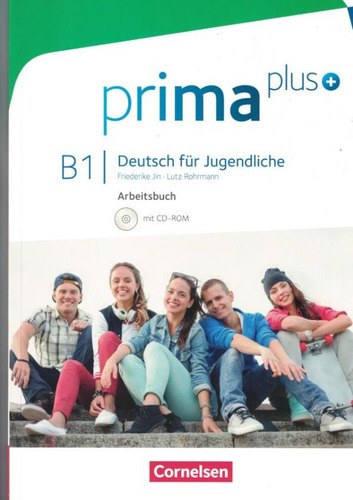 Prima Plus B1 Arbeitsbuch Mit Cd-rom, De Jin, Friederike. Editora Cornelsen, Capa Brochura Em Alemão