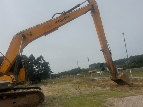 Escavadeira Hidráulica Hyundai 220 Com Braço Longo 11k Horas