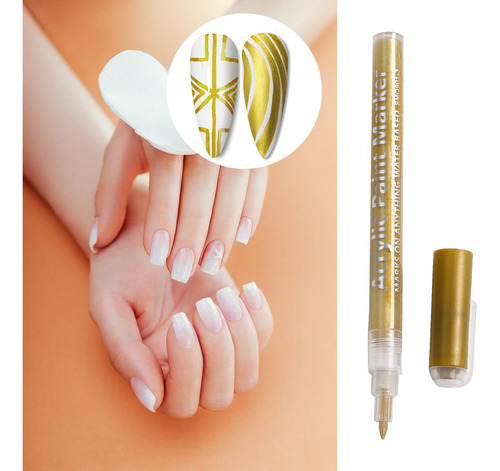 Rotulador Acrílico Para Pintura De Uñas En L, Color Ha