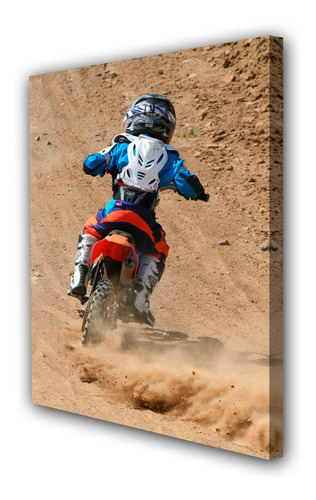 Cuadro 30x45cm Moto Cross Off Road Extremo M5