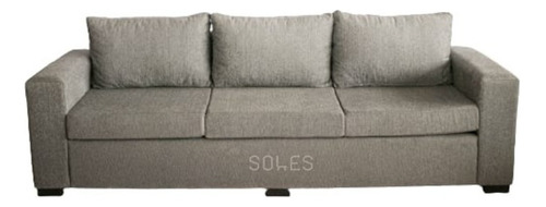 Sillón 240mts 3 Cuerpos Rustic Antidesgarro/ Eco Cuero