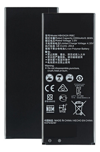 Bateria Hb4342a1rbc Para Huawei Y6 Honor 4a Garantia 100%