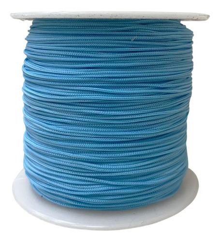 Cordao De Tassel Luli 0,6mm Rolo Com 100 Metros Cor Azul Bebe 12