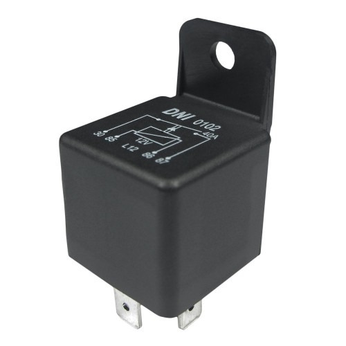 Imagem 4 de 7 de Kit C/ 100 Pçs - Dni0102 Relé Auxiliar Universal 12v 40a