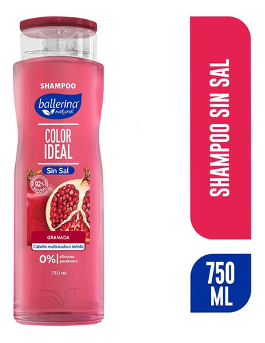 Shampoo Ballerina  Granada 750 Ml ( 2 Un)-super