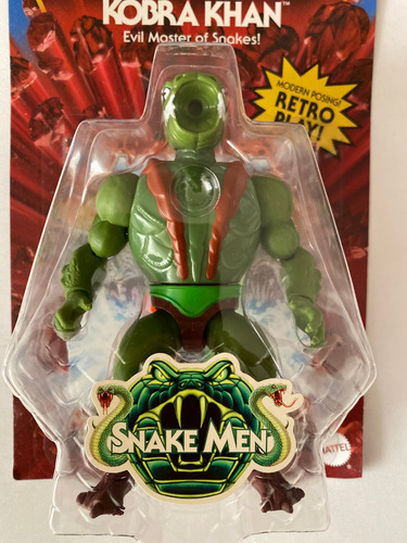 Kobra Khan Snake Men Motu Origins Retro Play Mattel Wave 11 (Usado)