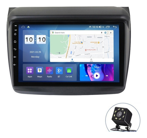 Estéreo 1+16g Para Mitsubishi L200 2008-2016 Cámara Gps Wifi