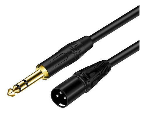 Cable De Audio Balanceado De 6,35 Mm A Xlr, Estéreo Macho A