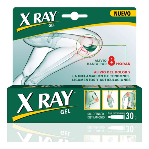 X Ray Gel 30 G Golpes Y Torceduras