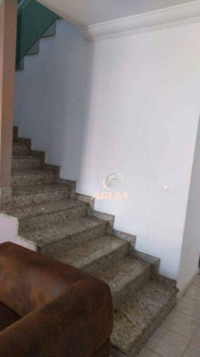 Imagem 3 de 10 de Sobrado Com 3 Dormitórios À Venda, 230 M² Por R$ 650.000 - Parque Novo Oratório - Santo André/sp - So1543