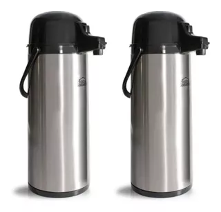 2 Termos Para Cafe Termo En Acero Inoxidable Termo 1,9 Lts